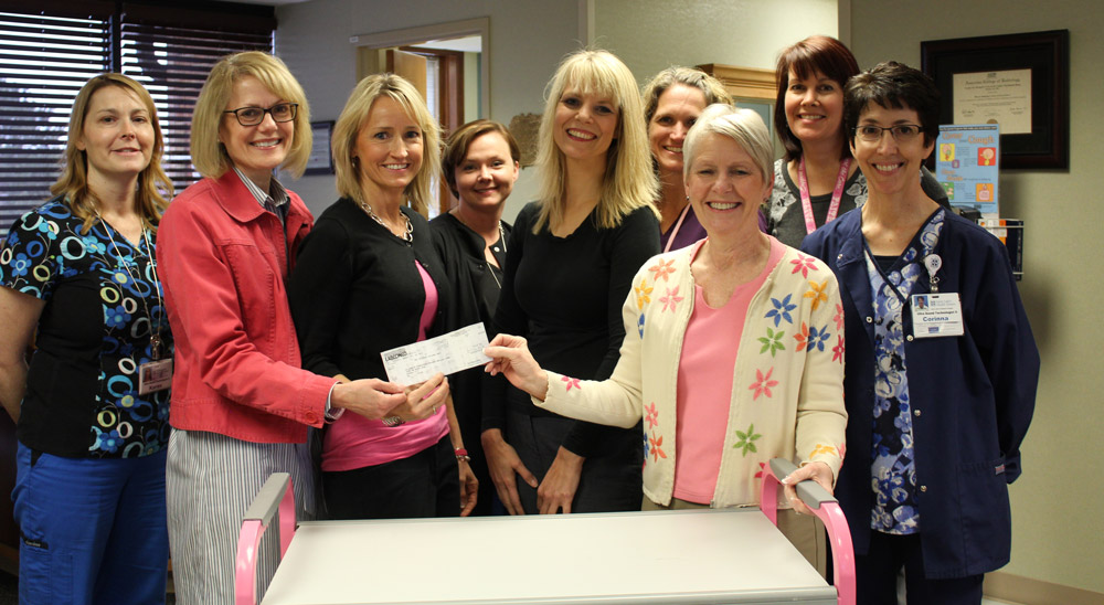 Cart for the Cure $2000 Donation in 2014, Hogenkamp & Williamson Present