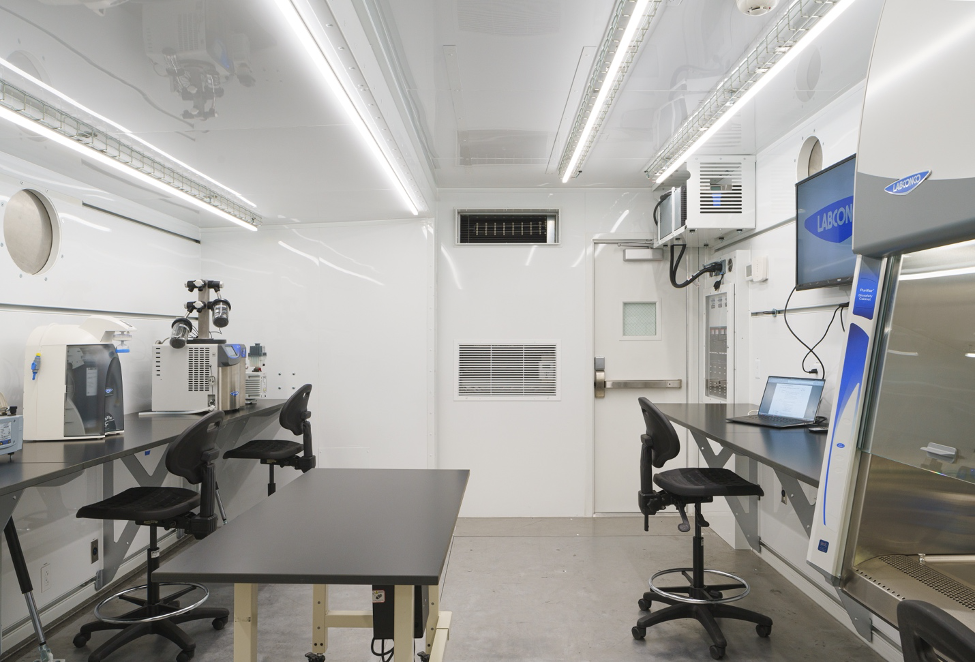 Athena Mobile Lab Interior