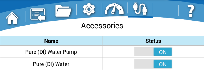 CleanWorks OS Accessories Menu