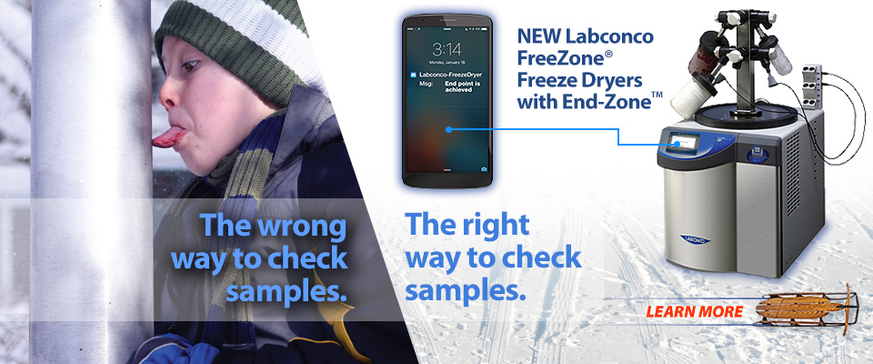 The right way to check freeze drying sample status