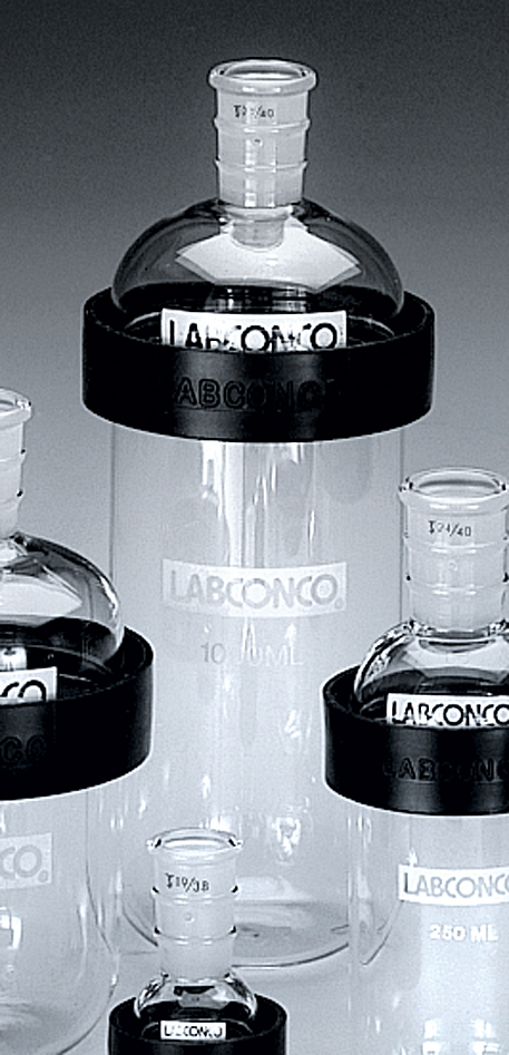 Labconco 7568200 Borosilicate Glass Lyph-Lock Flask Adapter Connects 19/38 STJ Flask Top to 3/4 Valve Connects 19/38 STJ Flask Top to 3/4 Valve 