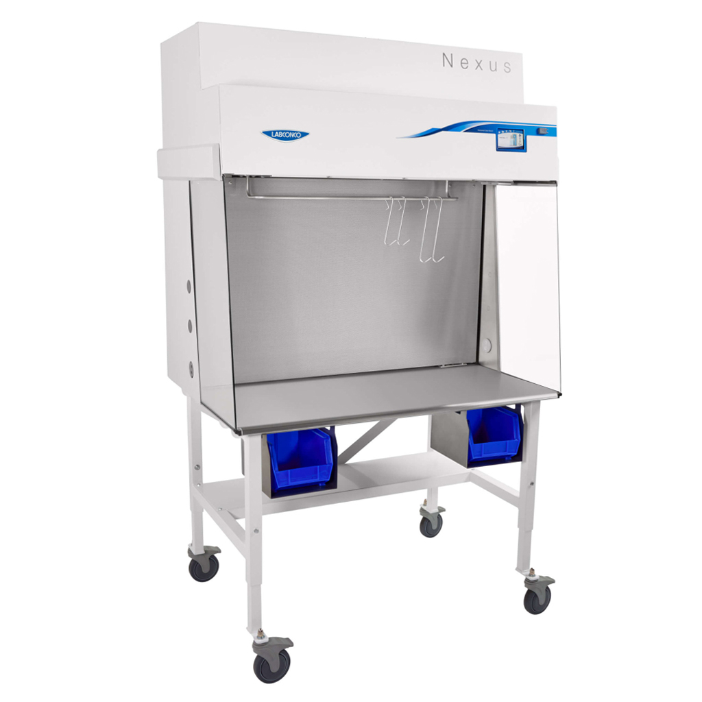 3' Nexus Horizontal Clean Bench. 21 deep work area with stainless steel  interior. Includes UV. 115V US. - Labconco