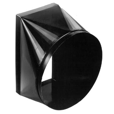 Square to round 150mm dia duct adaptor for U/AR201 Centrifugal blower 