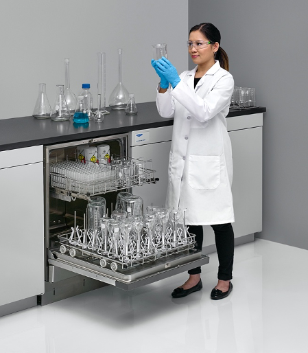 Implement a glassware washer into your laboratory