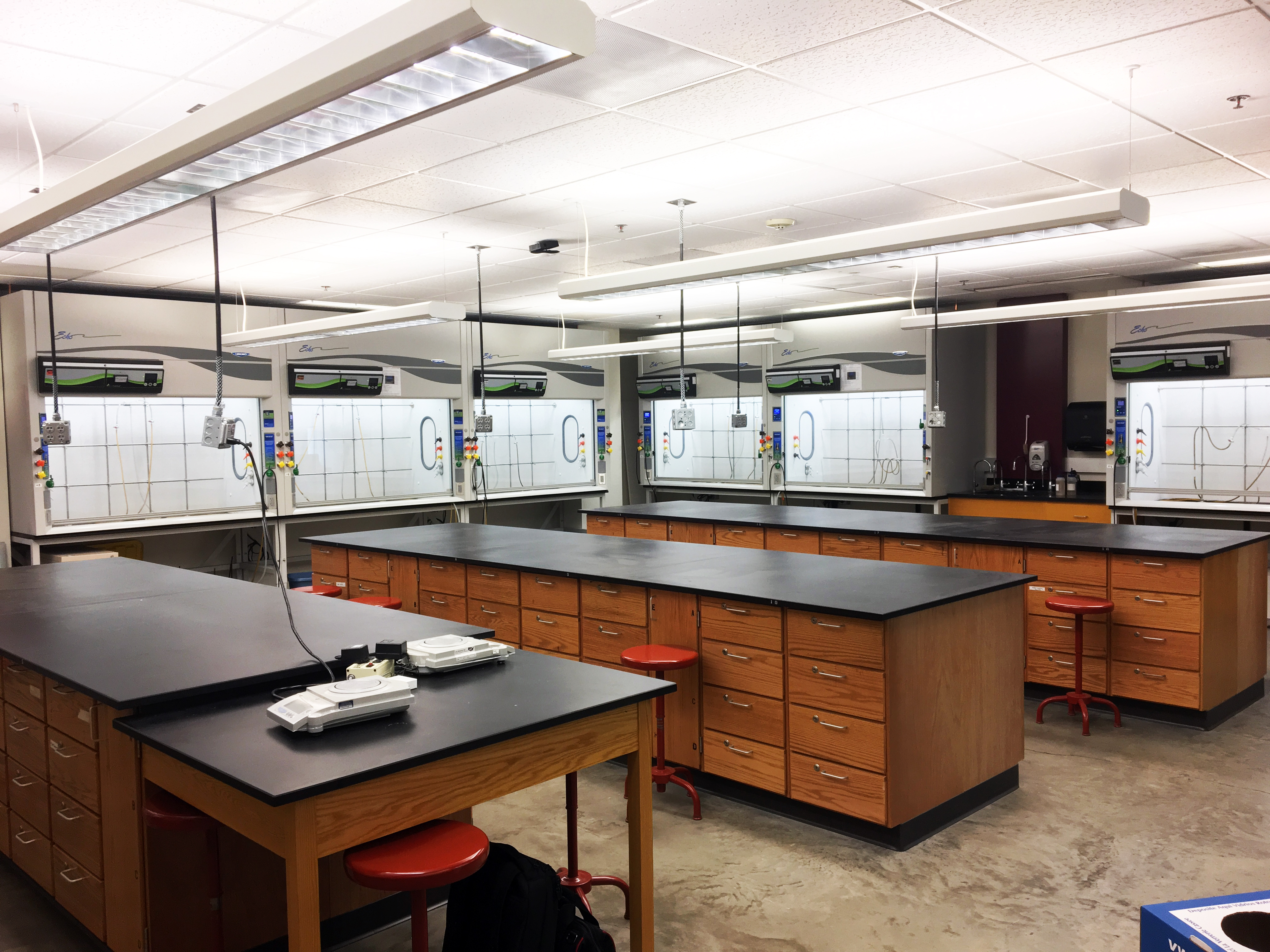 Science laboratory interior at Carleton College