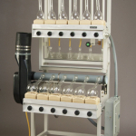 Twelve-Place Open Combination Kjeldahl Digestion/Distillation Apparatus with Water Ejector