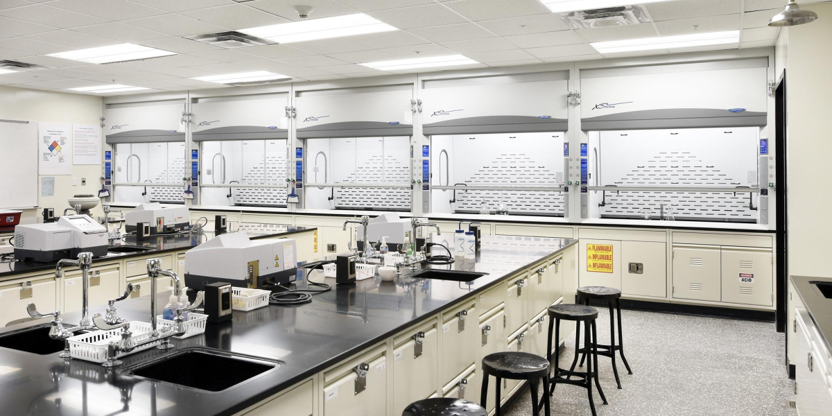 XStream Fume Hoods in Discovery Hall, University of Arkansas - New Vision Photography